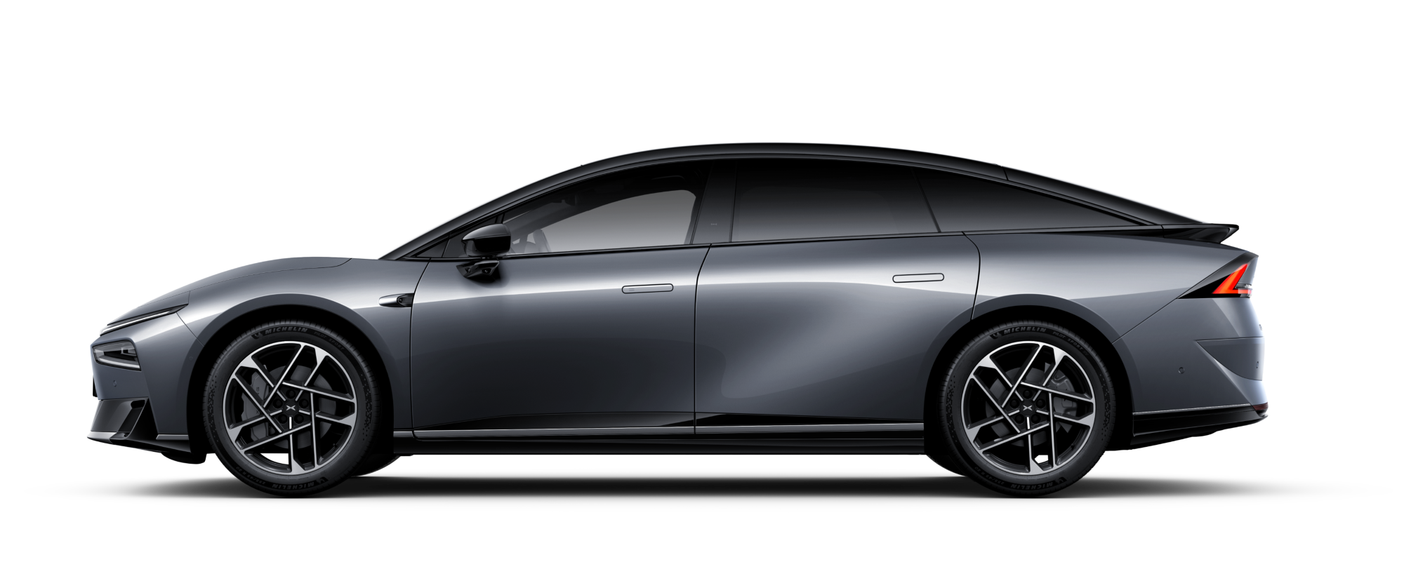 P7+ RWD Long Range - Graphite Gray Exterior
